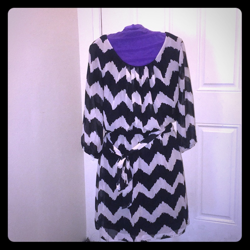 3/4 sleeve dress